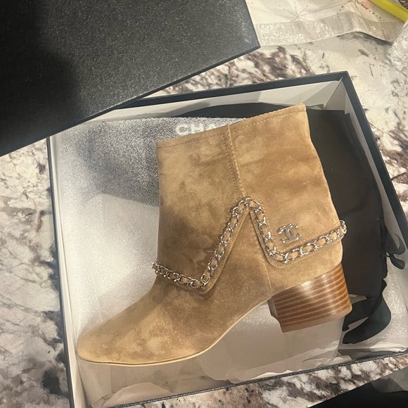NEW CHANEL BOOTS (never worn) - Picture 3 of 10